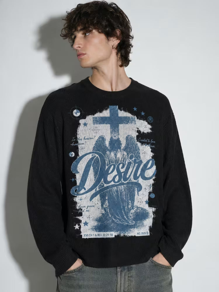 Desire Waffle Knit Tee
