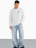Signature Henley Waffle Knit Tee