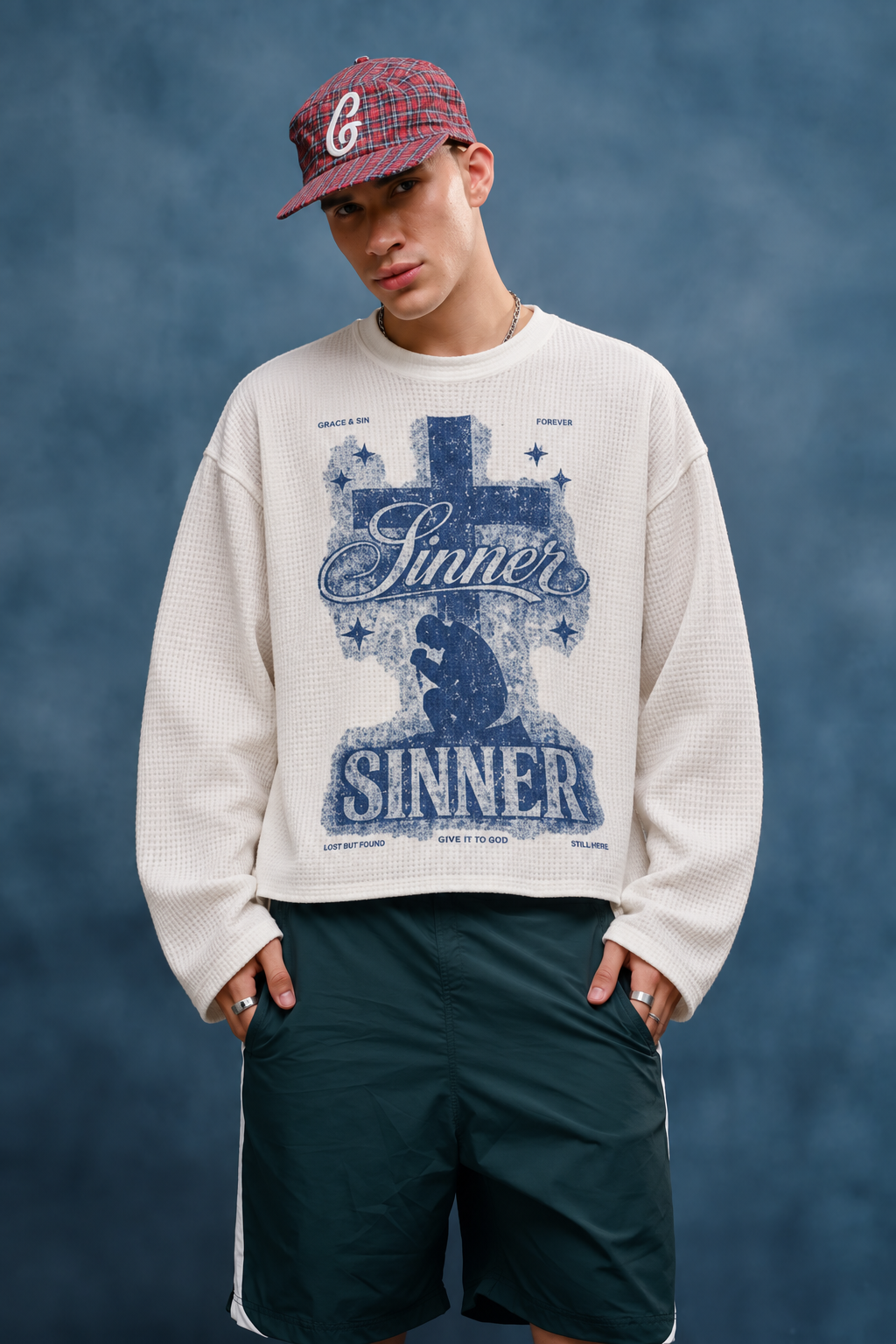 Sinner Waffle Knit Tee